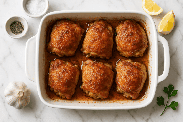crispy-baked-chicken-thighs-oven