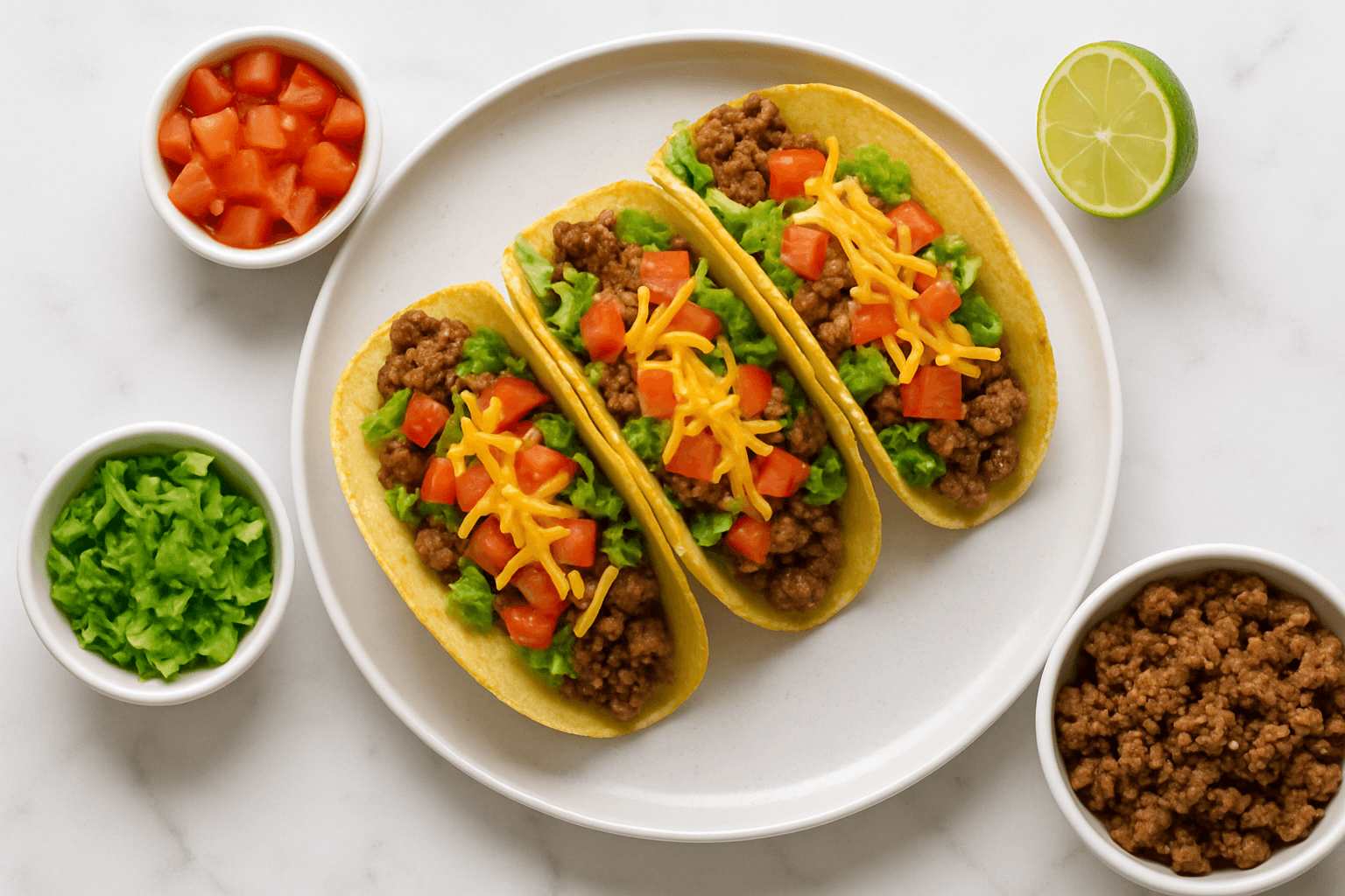 Easy Ground Beef Tacos