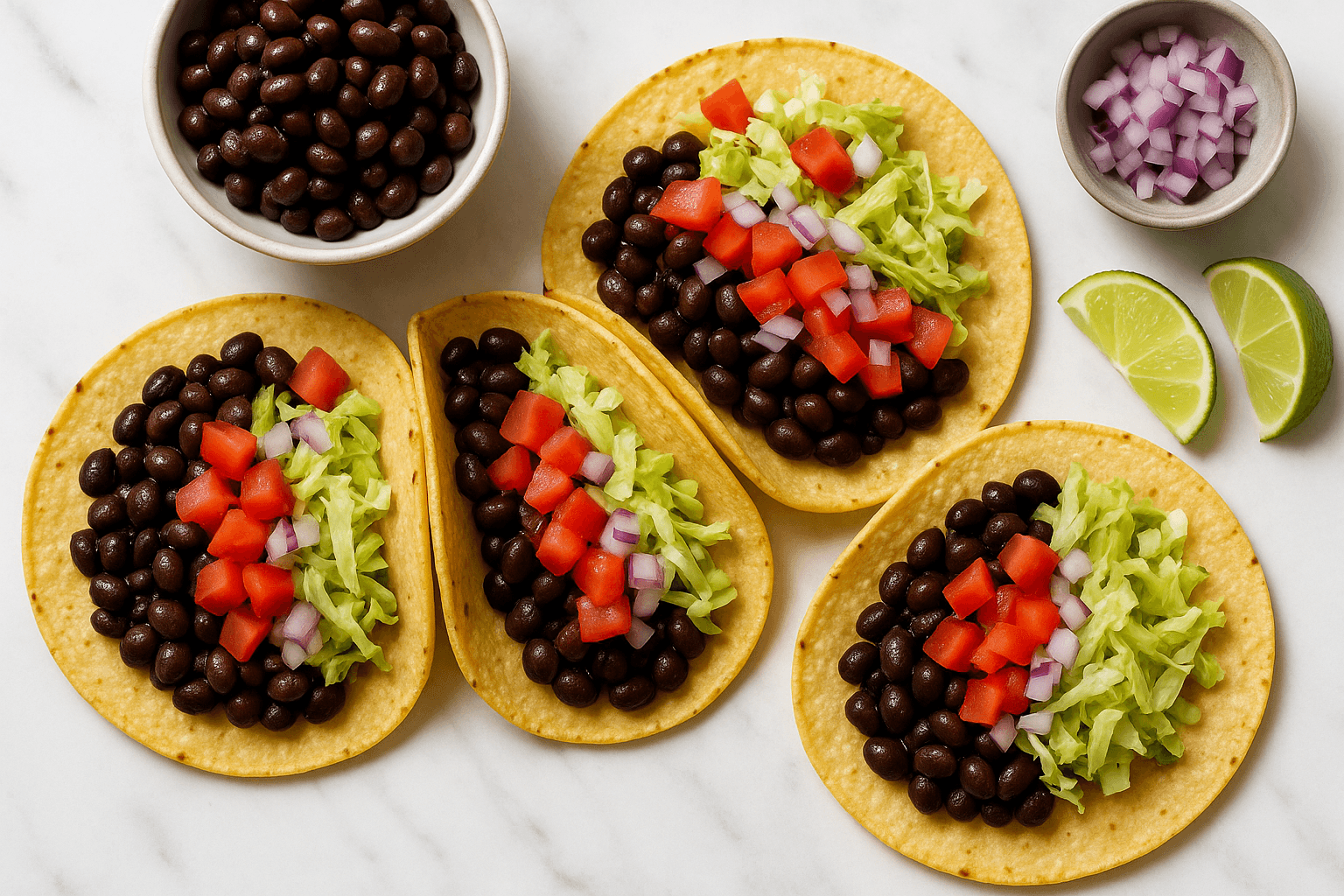 Quick Black Bean Tacos