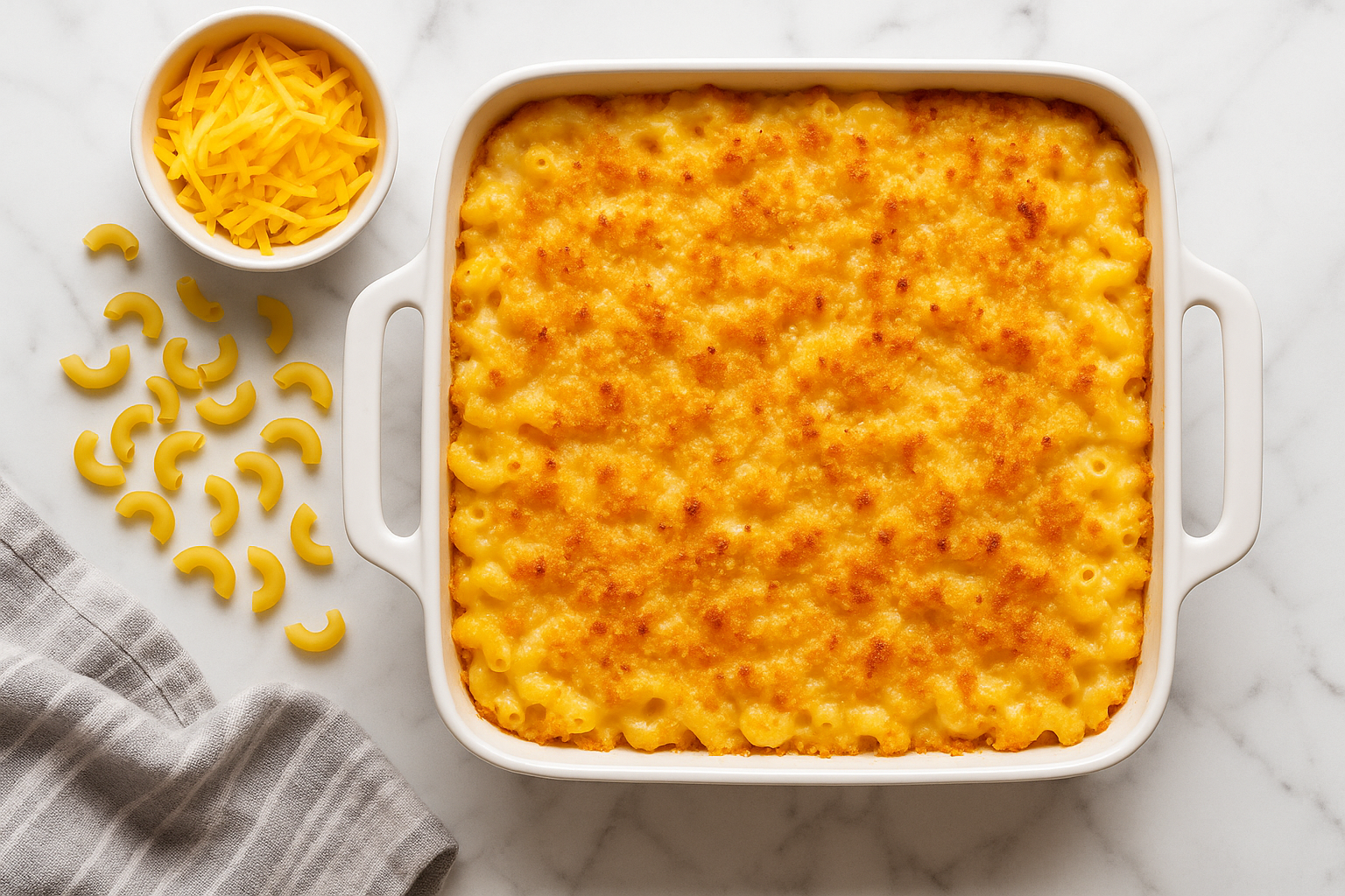 Easy Baked Mac and Cheese