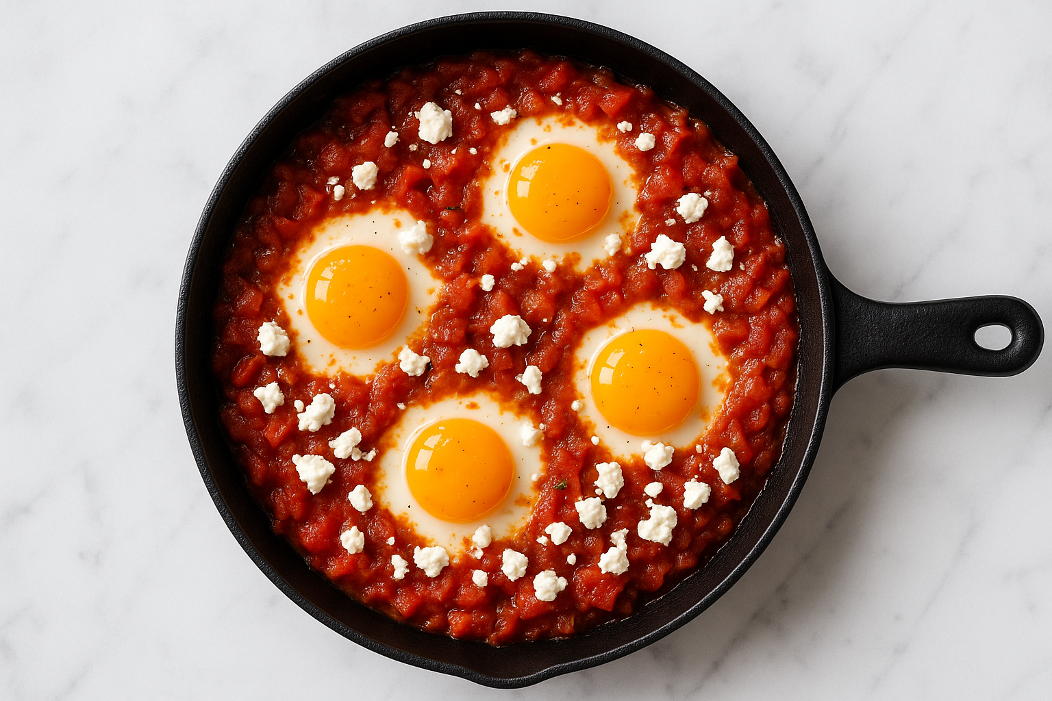 Easy Shakshuka with Feta