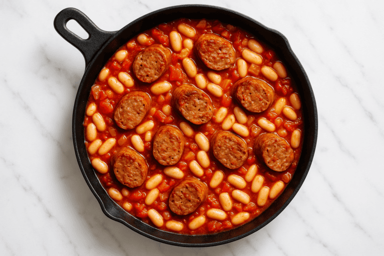 sausage-and-white-bean-skillet