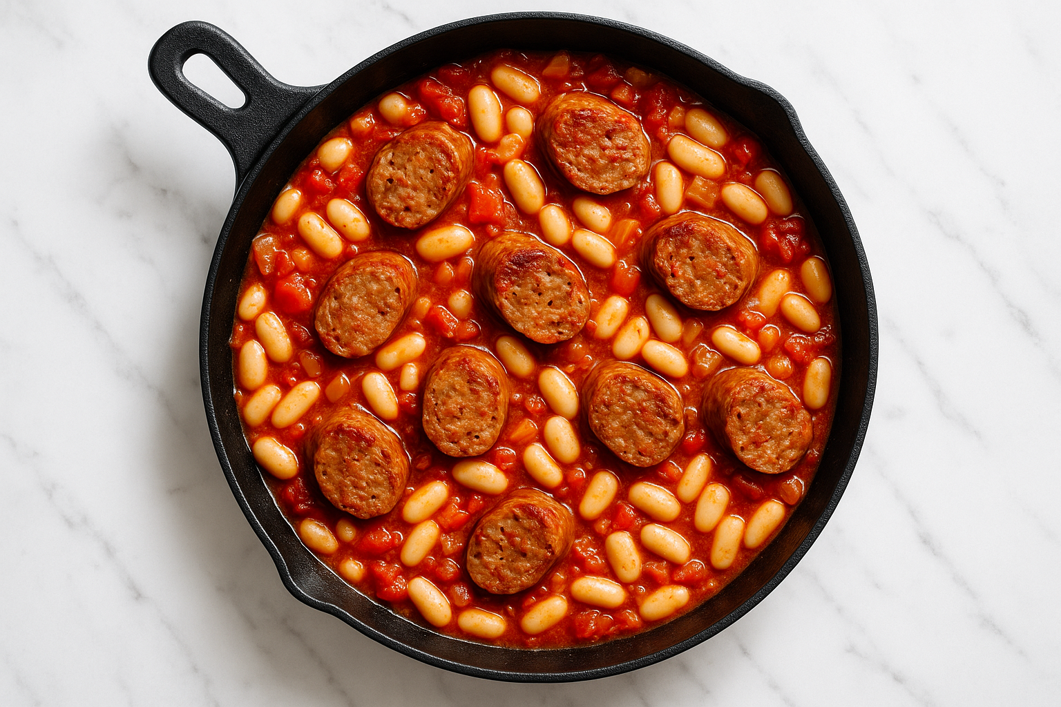 Sausage and White Bean Skillet