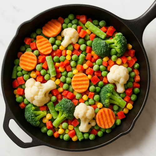 Frozen Vegetables Dinner Skillet
