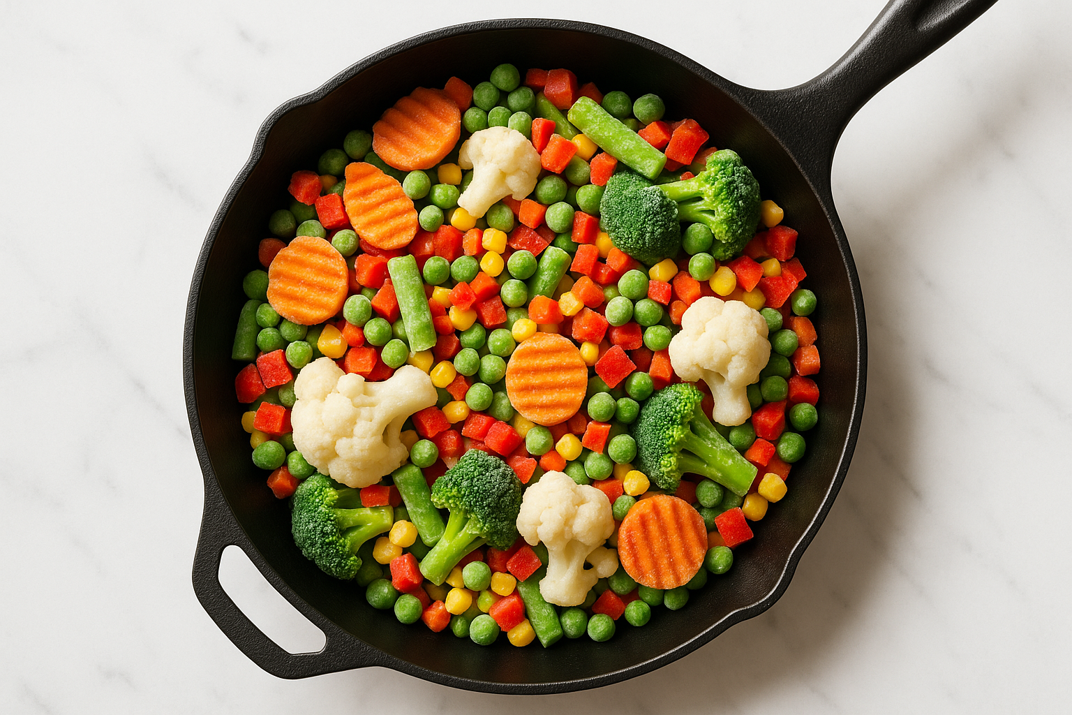 Frozen Vegetables Dinner Skillet