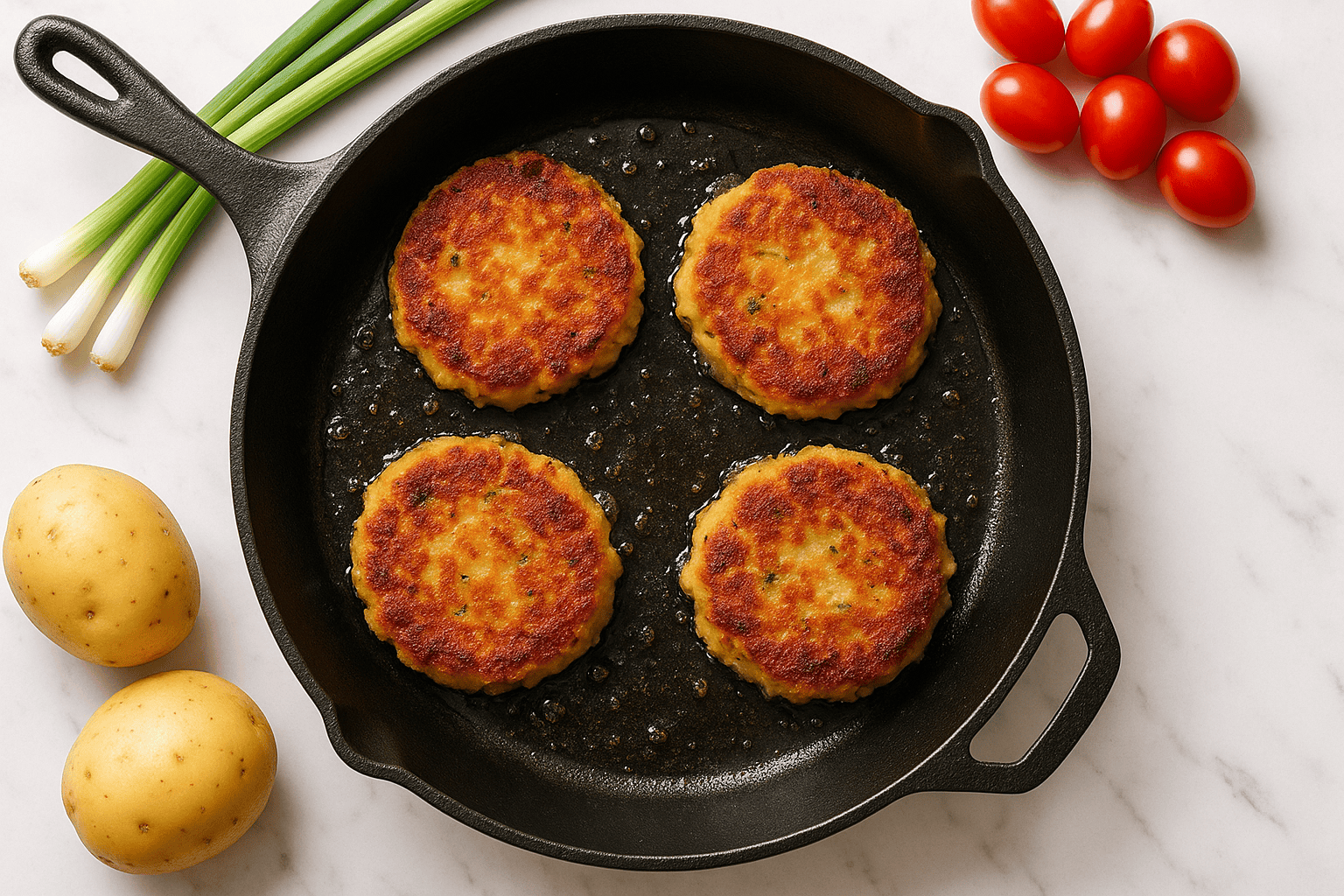 Crispy Skillet Leftover Mashed Potato Patties
