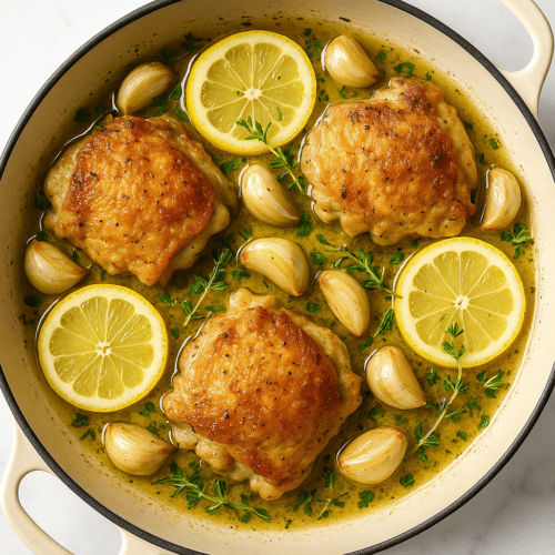 One-Pan Lemon Garlic Chicken