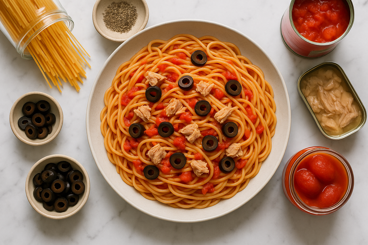 Pantry Pasta with No Fresh Ingredients