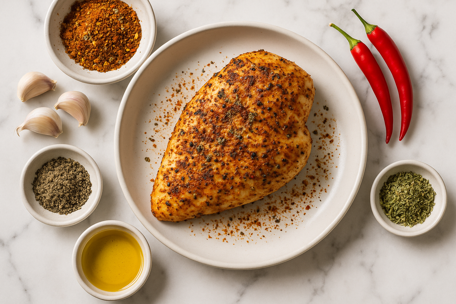 Revitalize Bland Chicken Breast with Spices